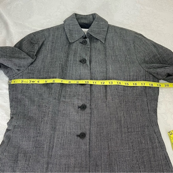 GARFIELD & MARKS Linen Blend Ashley Shirt Jacket Blazer Size 4 - Picture 10 of 12